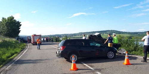 Accident Buneşti. FOTO ISU Suceava