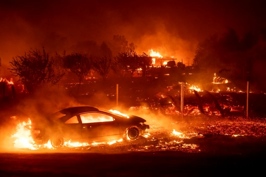 Incendiu in California - Paradise FOTO AFP 