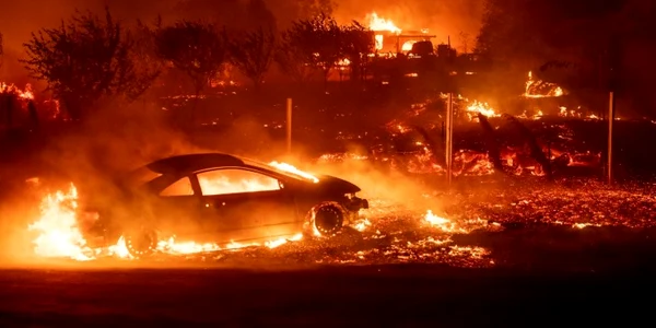 Incendiu in California - Paradise FOTO AFP