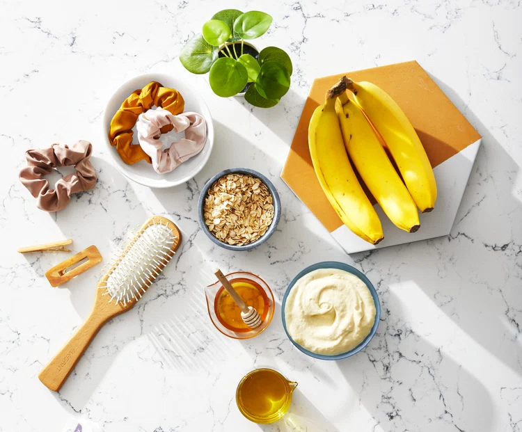 Ingrediente pentru mască de păr FOTO goodhousekeeping.com/ Danielle Daly