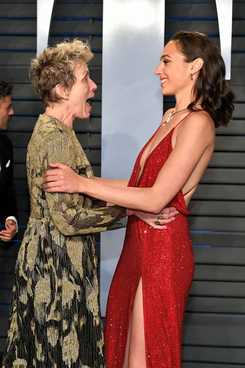 Frances McDormand (L) and Gal Gadot GettyImages 927376792 jpeg