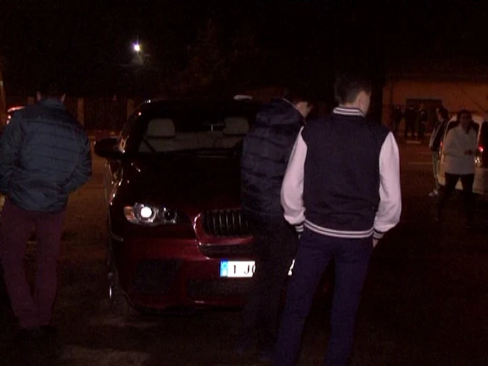 Bolidul BMW X6 imediat după producerea accidentului FOTO Obiectiv de Suceava