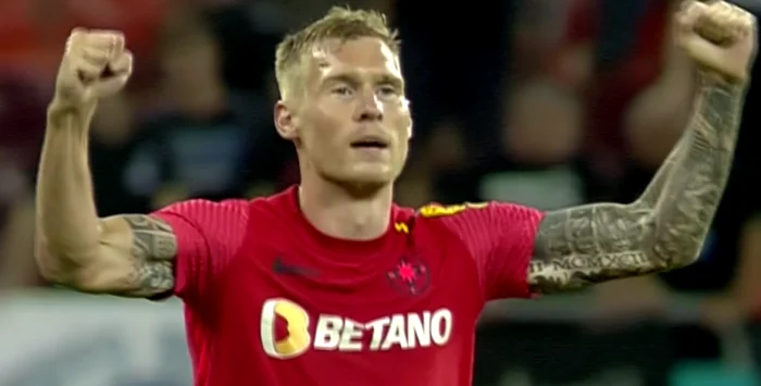 Joonas Tamm, fundaș FCSB. FOTO: Arhiva Adevărul