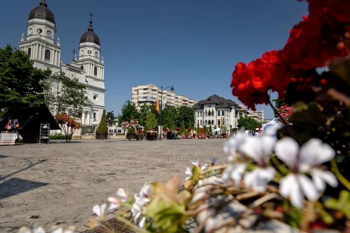 Centrul oraşului Iaşi SURSĂ Facebook Primăria Municipiului Iaşi