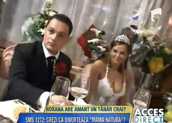 Roxana Ionescu şi Laurenţiu Gheorghe (Captură Acees Direct)