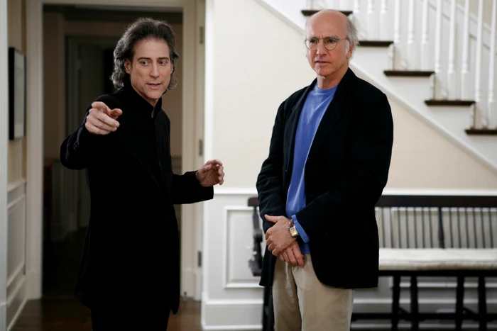 Richard Lewis, alături de Larry David Foto Profimedia