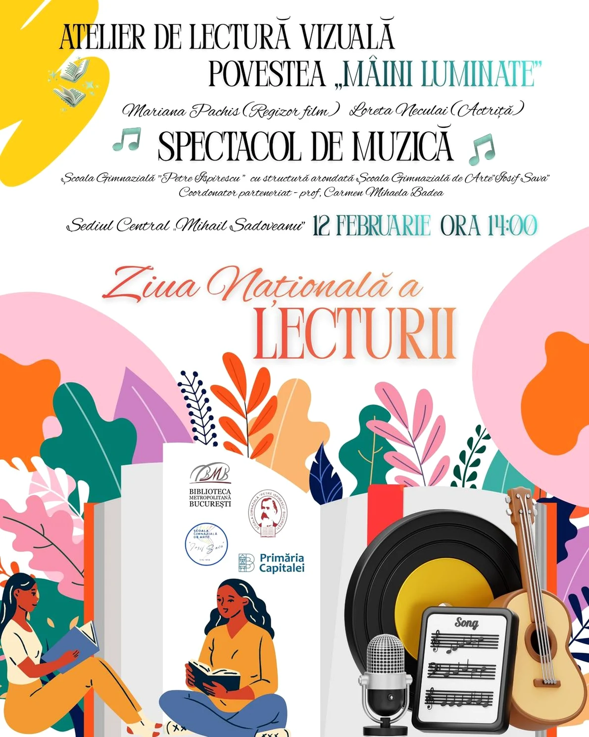 Ziua Națională a Lecturii, sărbătorită la Biblioteca Metropolitană București 