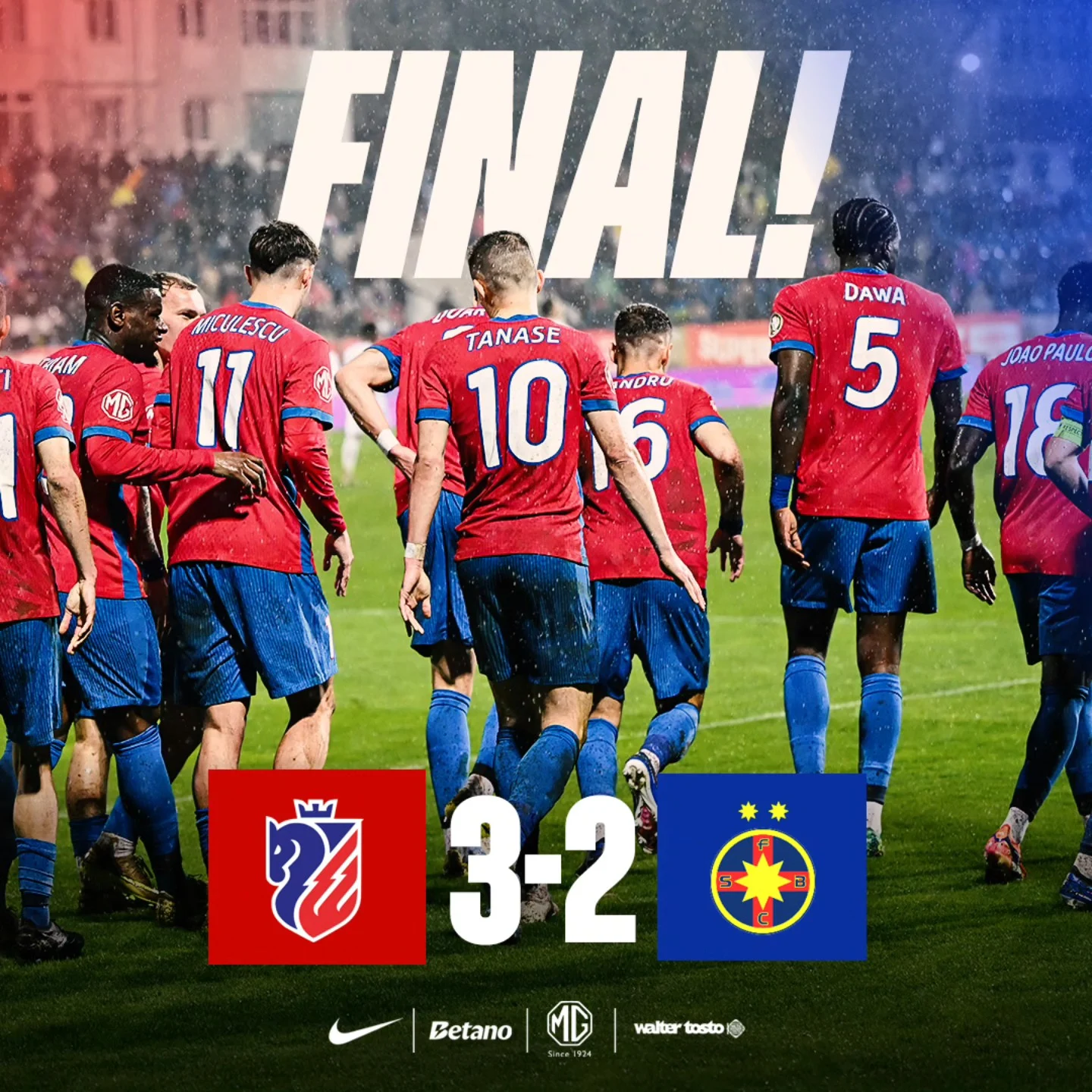 FCSB, în degringoladă. Campioana nu face față nici măcar în play-out, cu Mirel Rădoi pe bancă