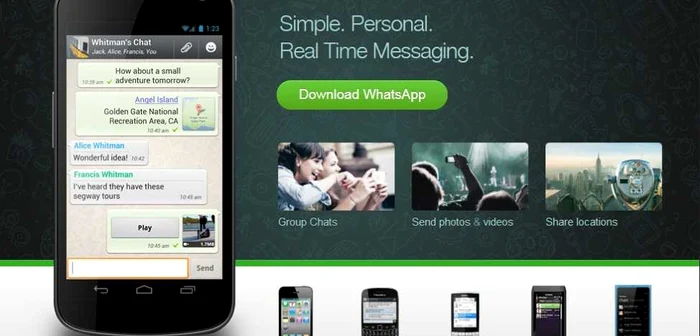 WhatsApp este disponibilă pentru mai multe platforme. FOTO Captură/Adevărul