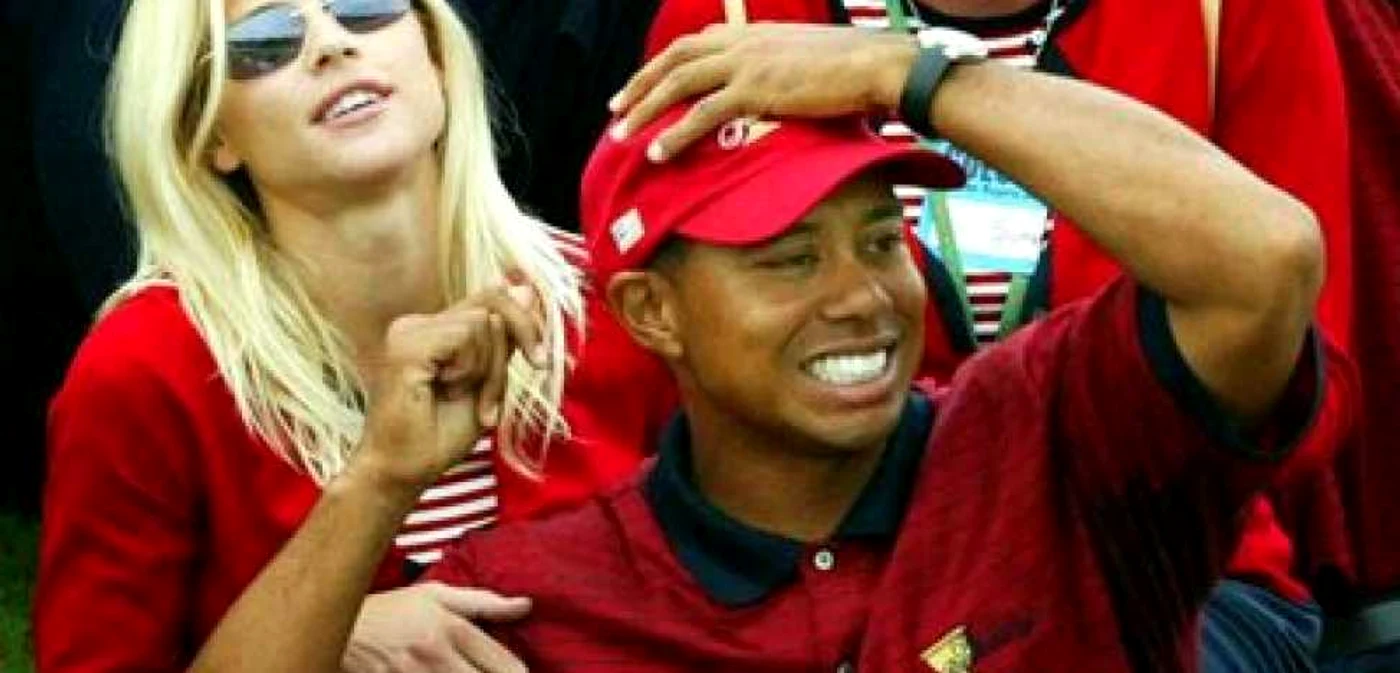 Tiger Woods şi Elin Nordegren, în zilele lor bune