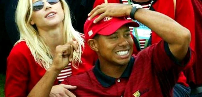 Tiger Woods şi Elin Nordegren, în zilele lor bune