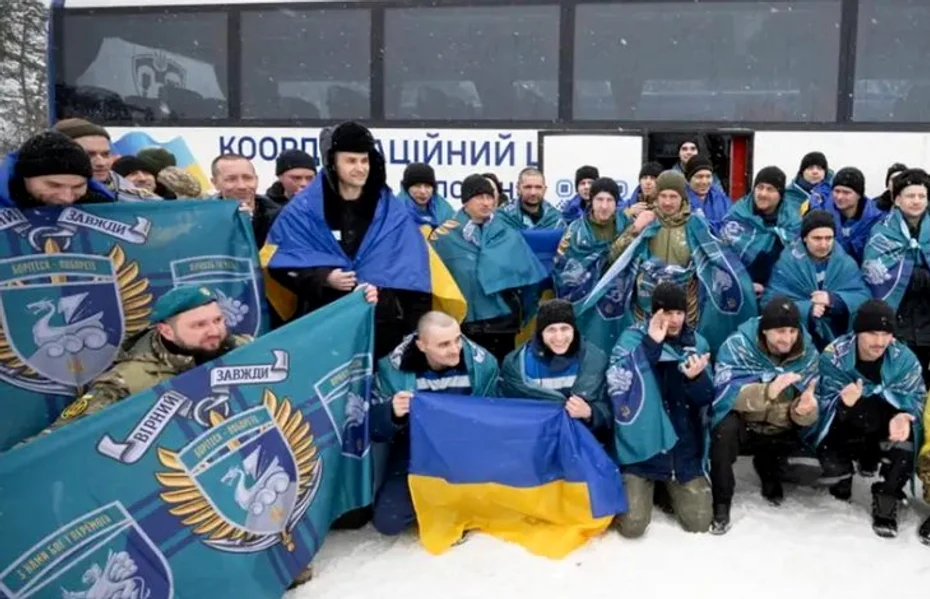 Rusia şi Ucraina au schimbat câte 157 de prizonieri de război FOTO X /  Polyline @EasonPo48787