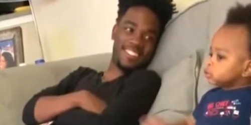 DJ Pryor - comediantul american care a avut cel mai mare succes cu video-ul său de familie - în dialog cu fiul său Kingston Sursa Facebook DJP