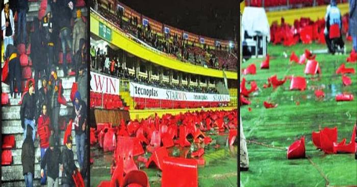 Fanii echipei din Istanbul au devastat Stadionul „Ali Sam Yen“, la ultimul meci disputat pe această arenă. De la anul, Galata se mută pe un stadion nou