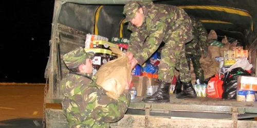 Ajutoarele pentru sinistraţi au ajuns la destinaţie