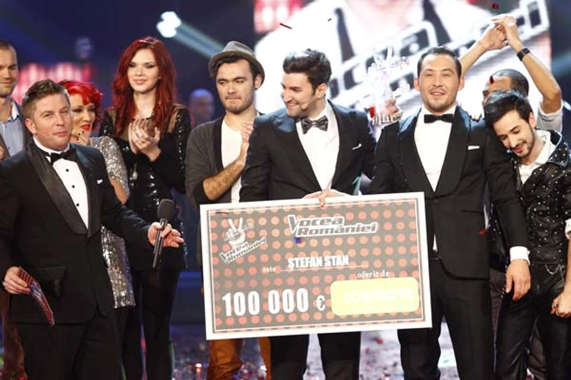 Ştefan Stan a câştigat prima ediţie de la ''Vocea României''