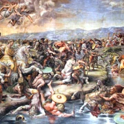 Battle of the Milvian Bridge by Giulio Romano, 1520 24 jpg