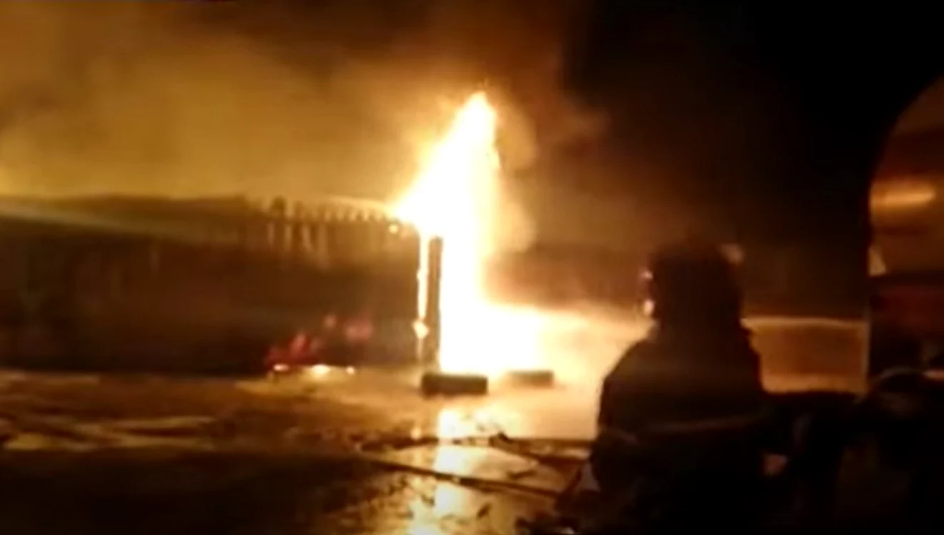 Foto: captura Youtube / Atacuri israeliene în Siria.