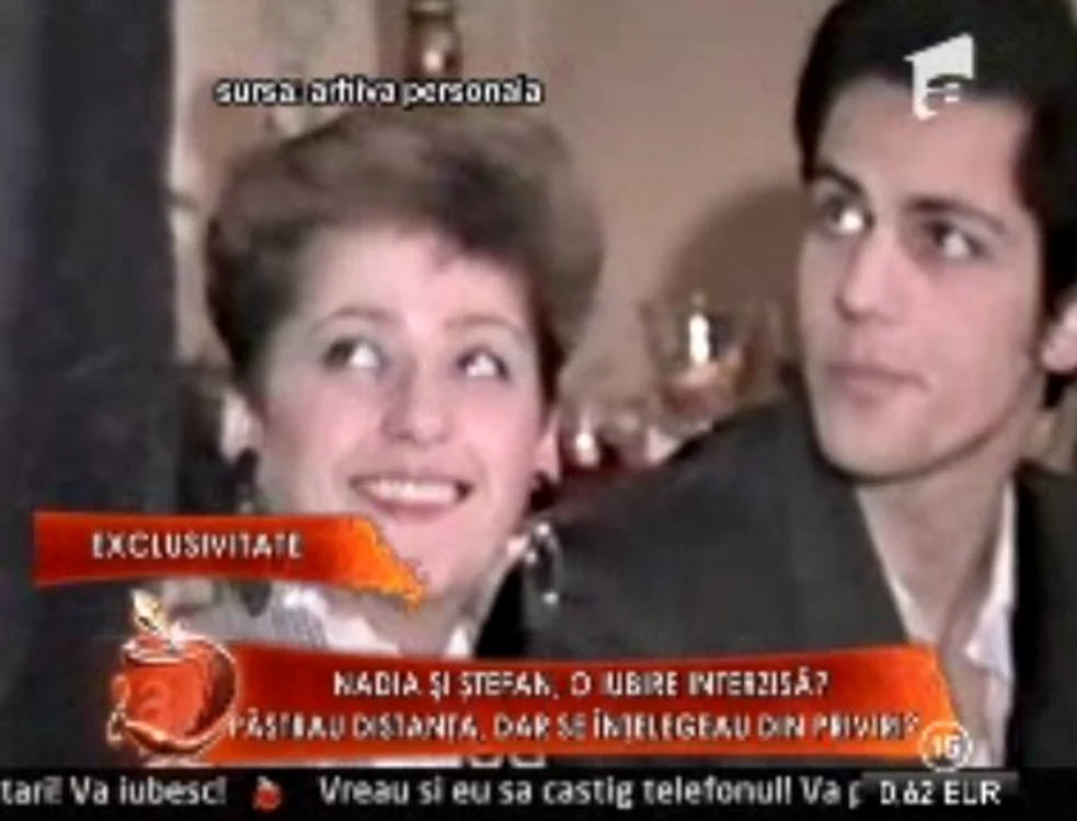 Stefan Banica jr si Nadia Comaneci