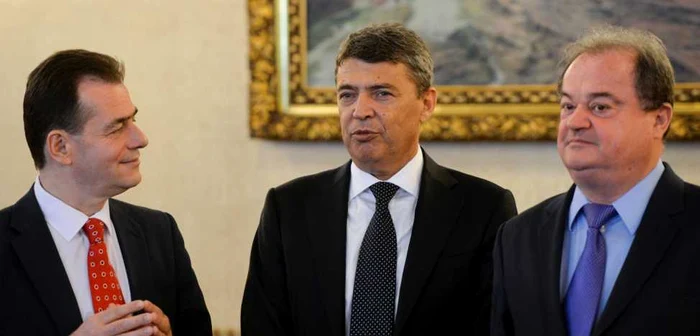 Ludovic Orban, Marian Petrache şi Vasile Blaga. FOTO Mediafax