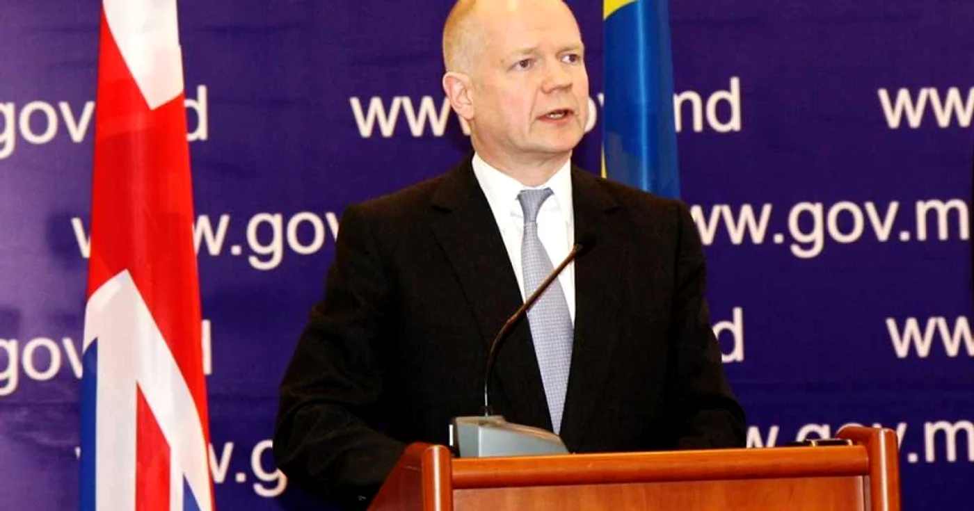 William Hague, ministrul de Externe al Marii Britanii FOTO gov.md