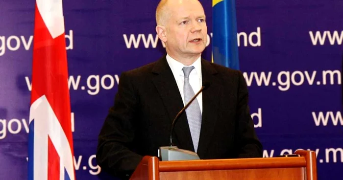 William Hague, ministrul de Externe al Marii Britanii FOTO gov.md