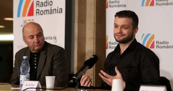 Adrian Fetecău, de la Radio România, alături de Jo Jo Dan