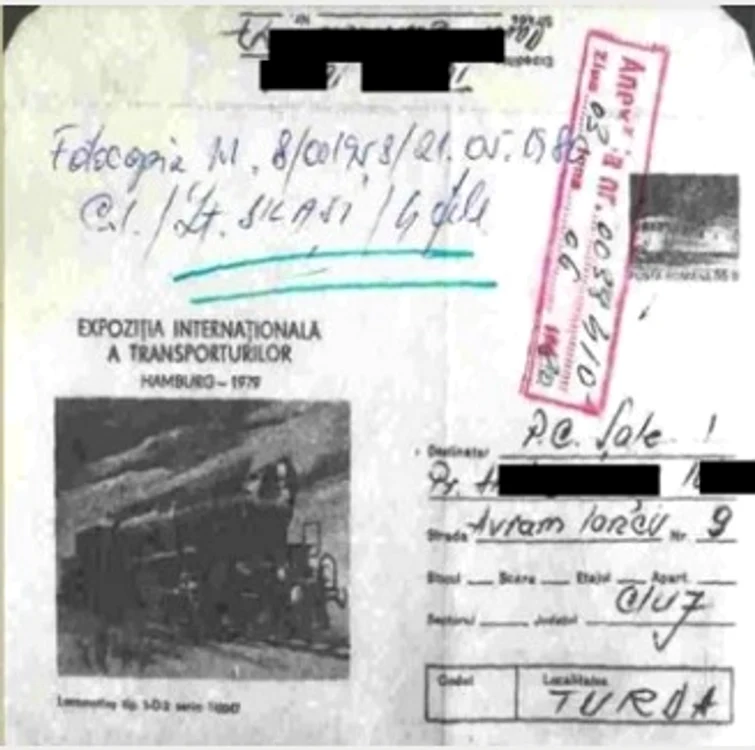 Mesaje interceptate FOTO CNSAS/Poșta Română