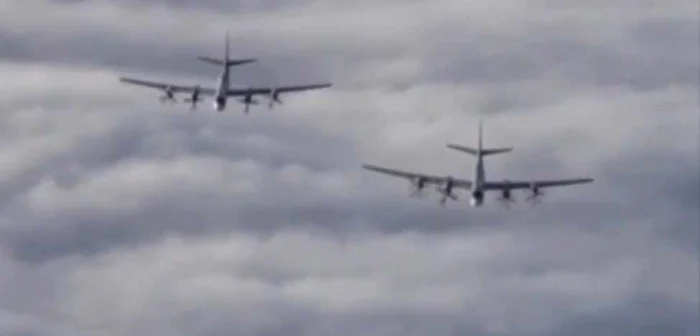 Bombardiere ruseşti Tupolev 95 / Foto Hepta