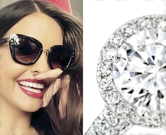 După ce a cerut-o de nevastă, Mutu a postat inelul pe un site de socializare