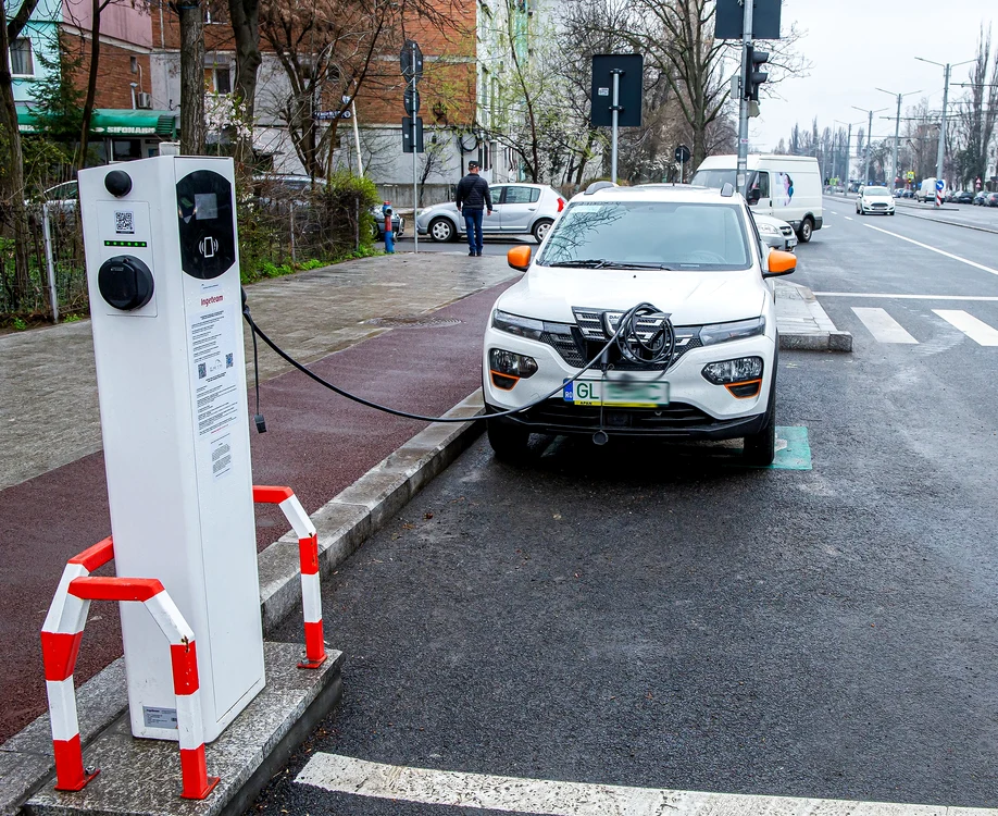 Orașul cu cele mai multe stații de încărcare a mașinilor electrice FOTO: Primăria Galați