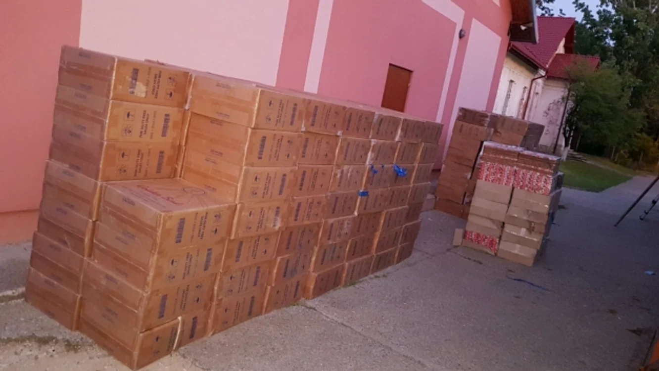 tigari de contrabanda FOTO STPF Mehedinti