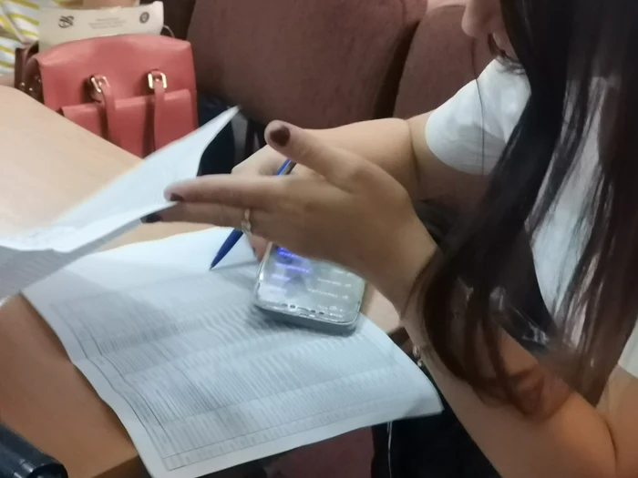 Candidații au urmărit posturile din lista afișată pe site-ul IȘJ FOTO: A.M.