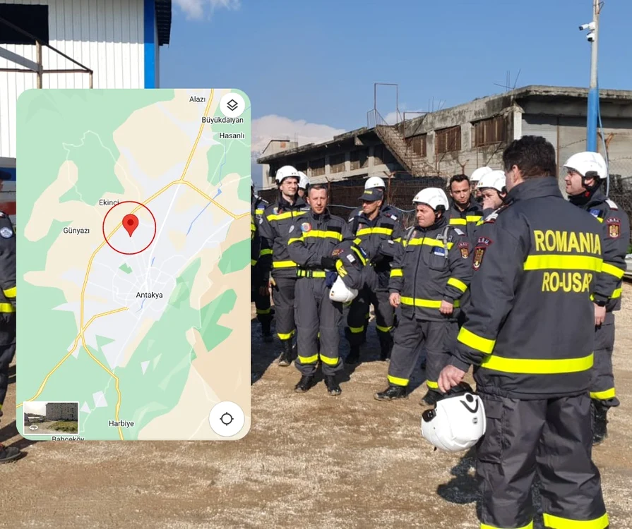 Echipa de căutare-salvare RO-USAR, în Turcia. FOTO MAE