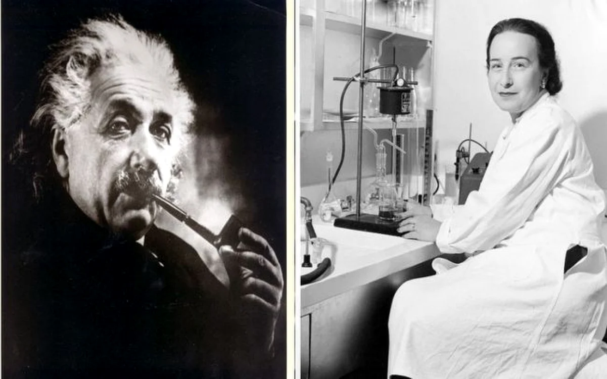 Albert Einstein şi Elisabeta Roboz.