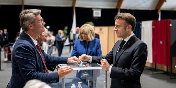 alegeri Franța Emmanuel Macron vot FOTO profimedia 0887983079 jpg