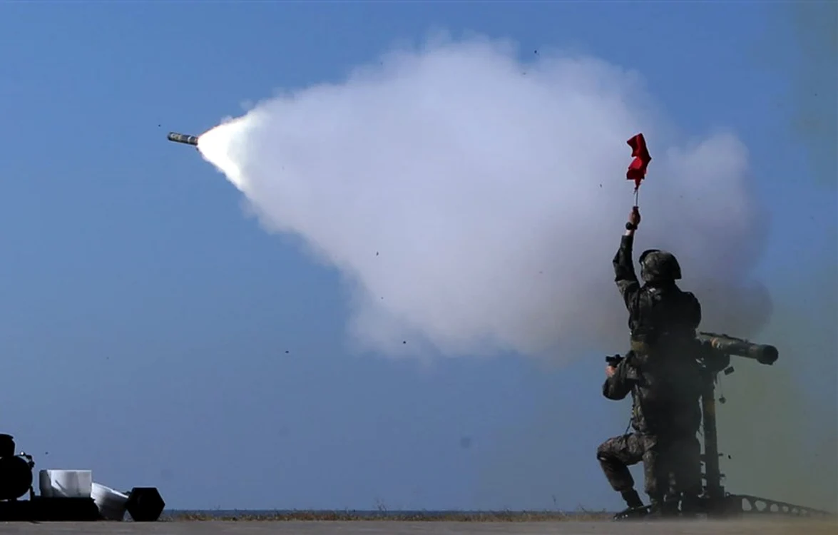 Exercițiu cu rachete mistral FOTO: EPA-EFE