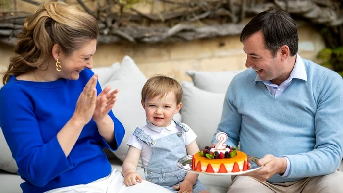 Prinţul Guillaume, Prinţesa Stéphanie de Luxemburg, Prinţul Charles de Luxemburg. Foto: Instagram