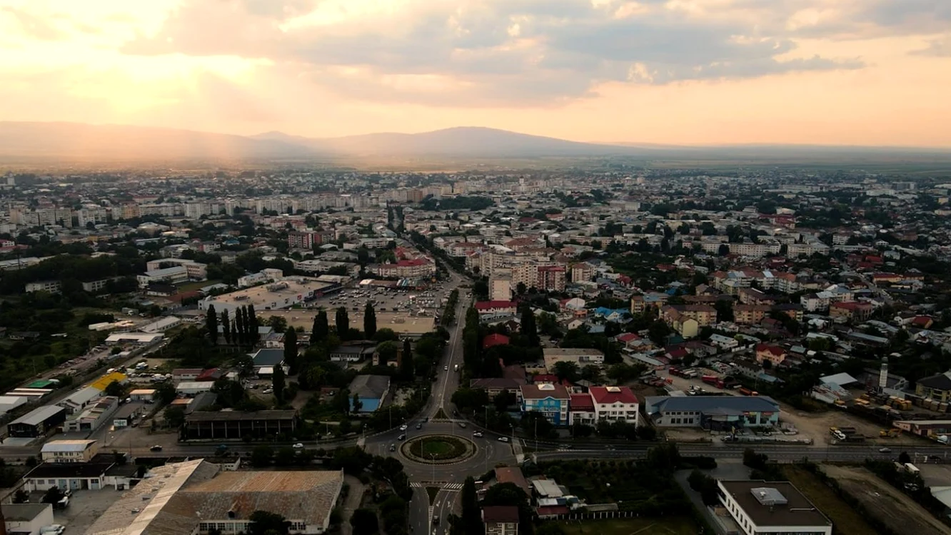 Focşani, văzut din dronă FOTO: CJ Vrancea