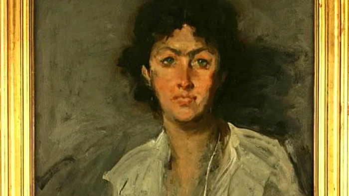 Portretul Henrietei Delavrancea Gibory, pictat de Eustaţiu Stoenescu. Foto: Muzeul Național de Artă