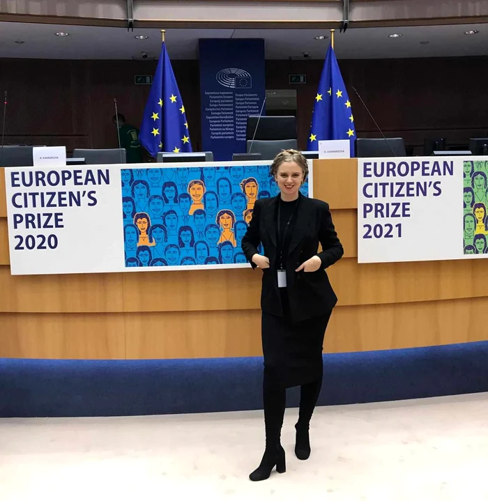 În Parlamentul European FOTO Arhivă personală