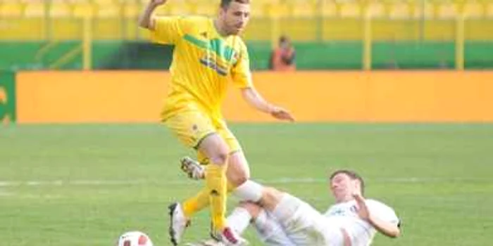 Lucian Sânmărtean, în tricoul echipei sale de club, FC Vaslui