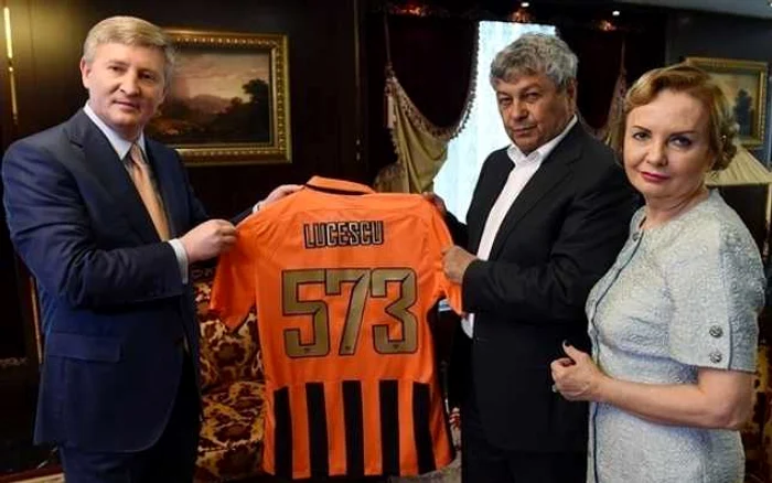 Rinat Ahmetov şi Mircea Lucescu