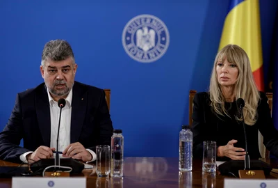 Marcel Ciolacu și Victoria Stoiciu FOTO Inquam / Octav Ganea 