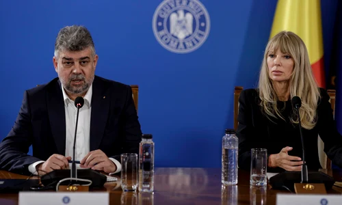 Marcel Ciolacu și Victoria Stoiciu FOTO Inquam / Octav Ganea 