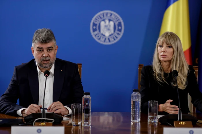 Marcel Ciolacu și Victoria Stoiciu FOTO Inquam / Octav Ganea 