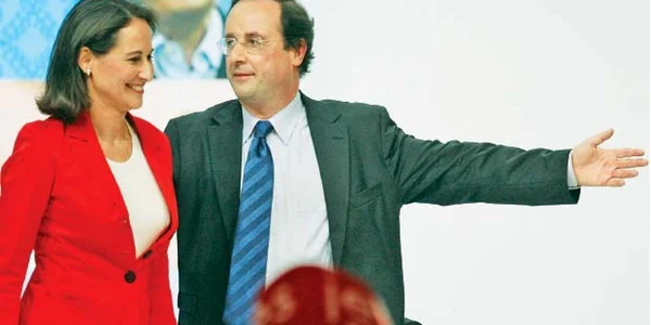 Ségolène Royal şi François Hollande, pe când formau un cuplu