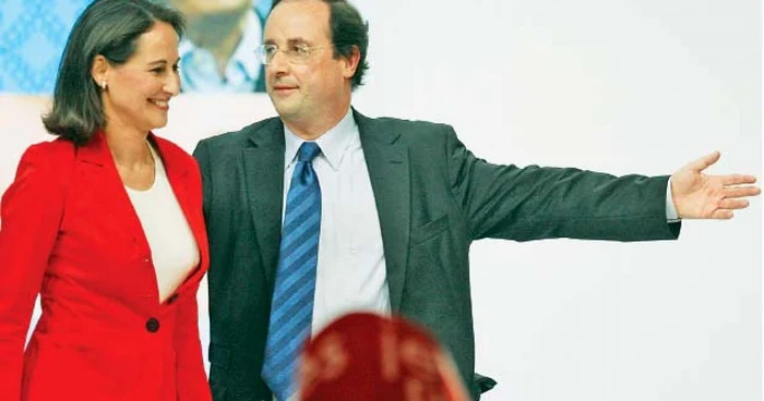 Ségolène Royal şi François Hollande, pe când formau un cuplu  