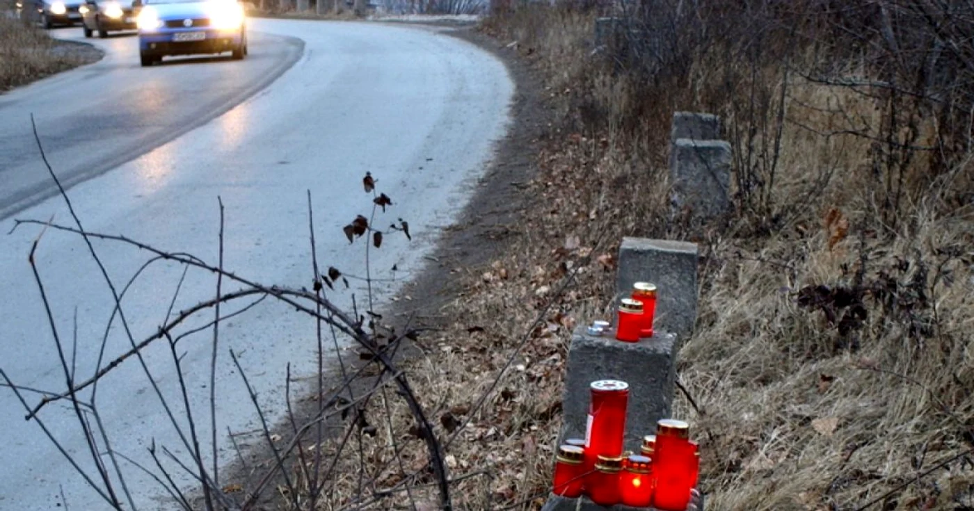 Mai multe accidente mortale au avut loc în ultimii ani pe DJ 687. FOTO: Daniel Guţă. ADEVĂRUL.
