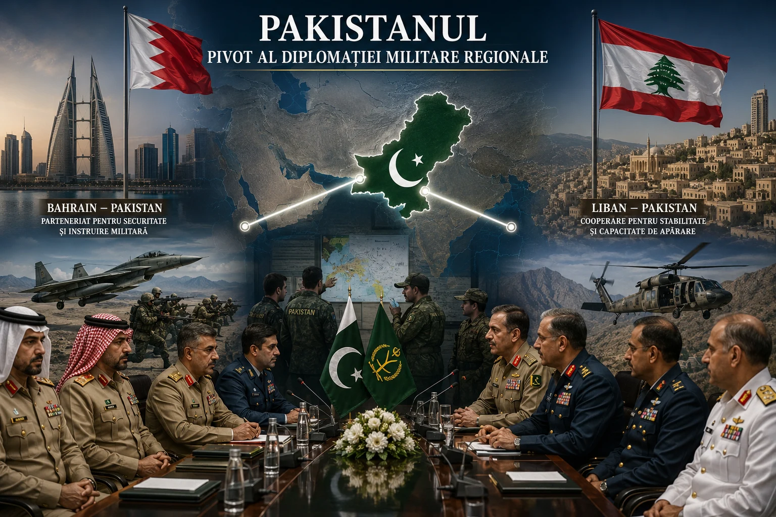 Pakistanul ca pivot al diplomației militare regionale